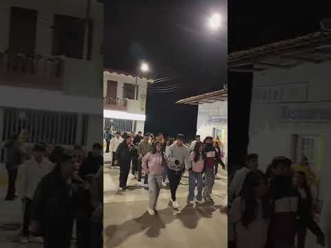 Recorrido por la plaza de pallasca con la Banda Corazón de Ancash...
