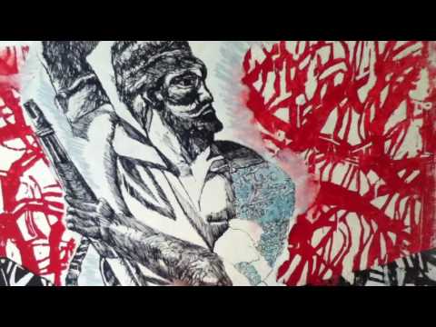 Warsaw Jewish Labor Bund memorial: An interpretative drawing, woodcut © artist A K Segan