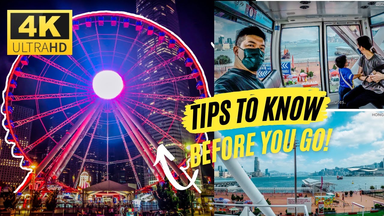 Experience day and night sights from the Hong Kong Observation Wheel