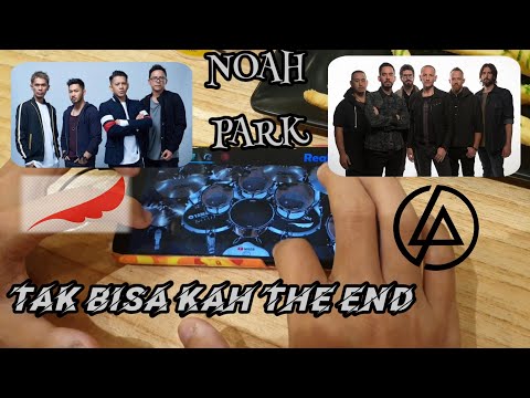 In The End X Tak Bisa Kah Mashup - Linkin Park FT Noah  (live parodi) Cover Real Drum "By Cahya"