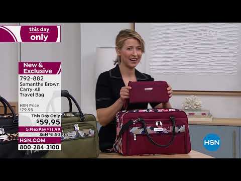 HSN | Samantha Brown Luggage Collection 11th Anniversary 05.23.2022 - 11 PM