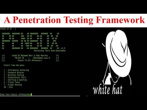 Kali linux - PenBox  A Penetration Testing Framework || TN Dark Army's