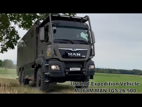 Ultimate Off-Road Adventure Companion | UNICAT Expedition Vehicle MD68M MAN TGS 26.500