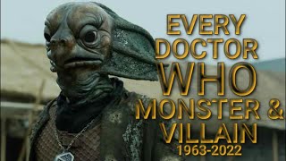 EVERY Doctor Who Monster & Villain  1963-2022