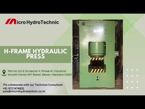 H Frame Hydraulic Press