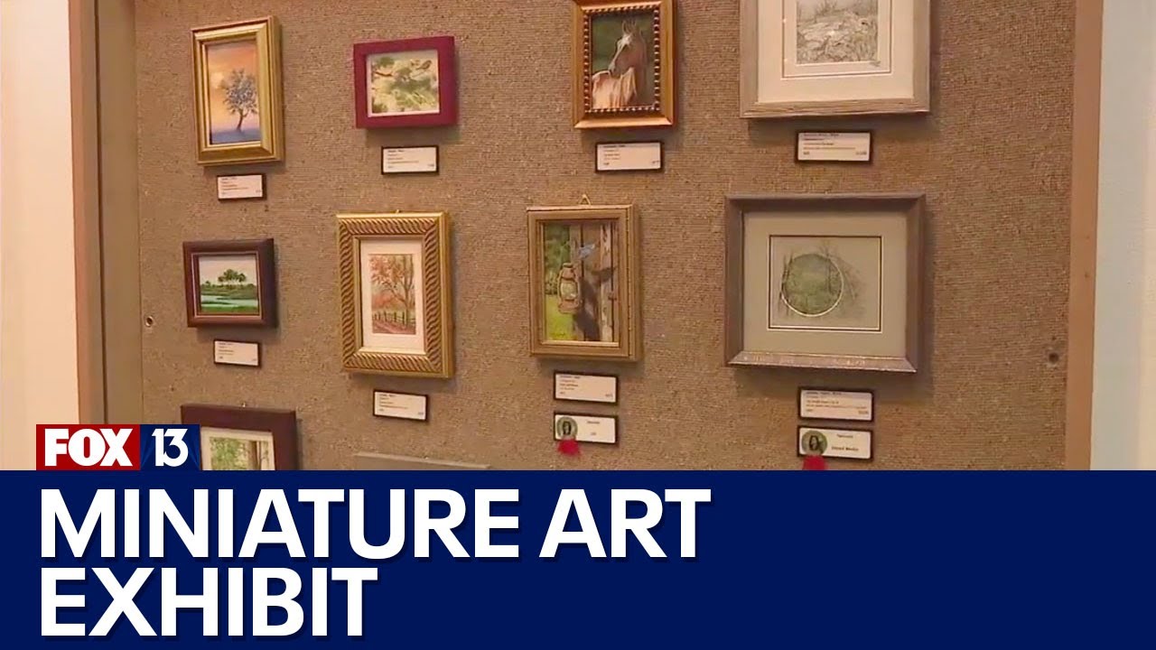 Miniature art exhibit