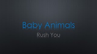 Baby Animals Rush You Lyrics