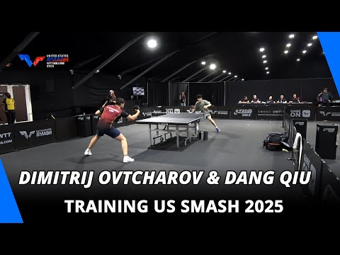 Dimitrij Ovtcharov & Dang Qiu | Training | US Smash 2025