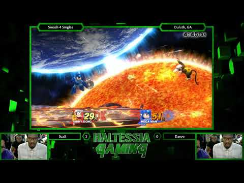 Gwinnett Brawl 46 Smash 4 Singles MVG | ScAtt (Megaman) vs Danye (Diddy Kong)