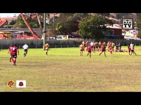 2015 NHRU Round 14 Premier 3 Highlights - Lake Macquarie v Singleton Bulls