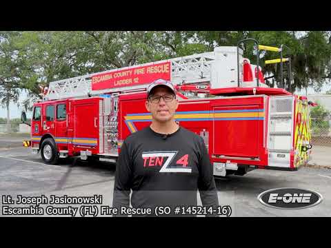 Walk Around of Escambia County Fire Rescue's Metro 100 Quint - SO145216