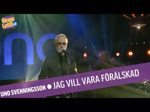 Uno Svenningsson - Jag vill vara förälskad - Live BingoLotto 25/1