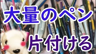 ペンを片付けるよ〜！整理整頓しよう