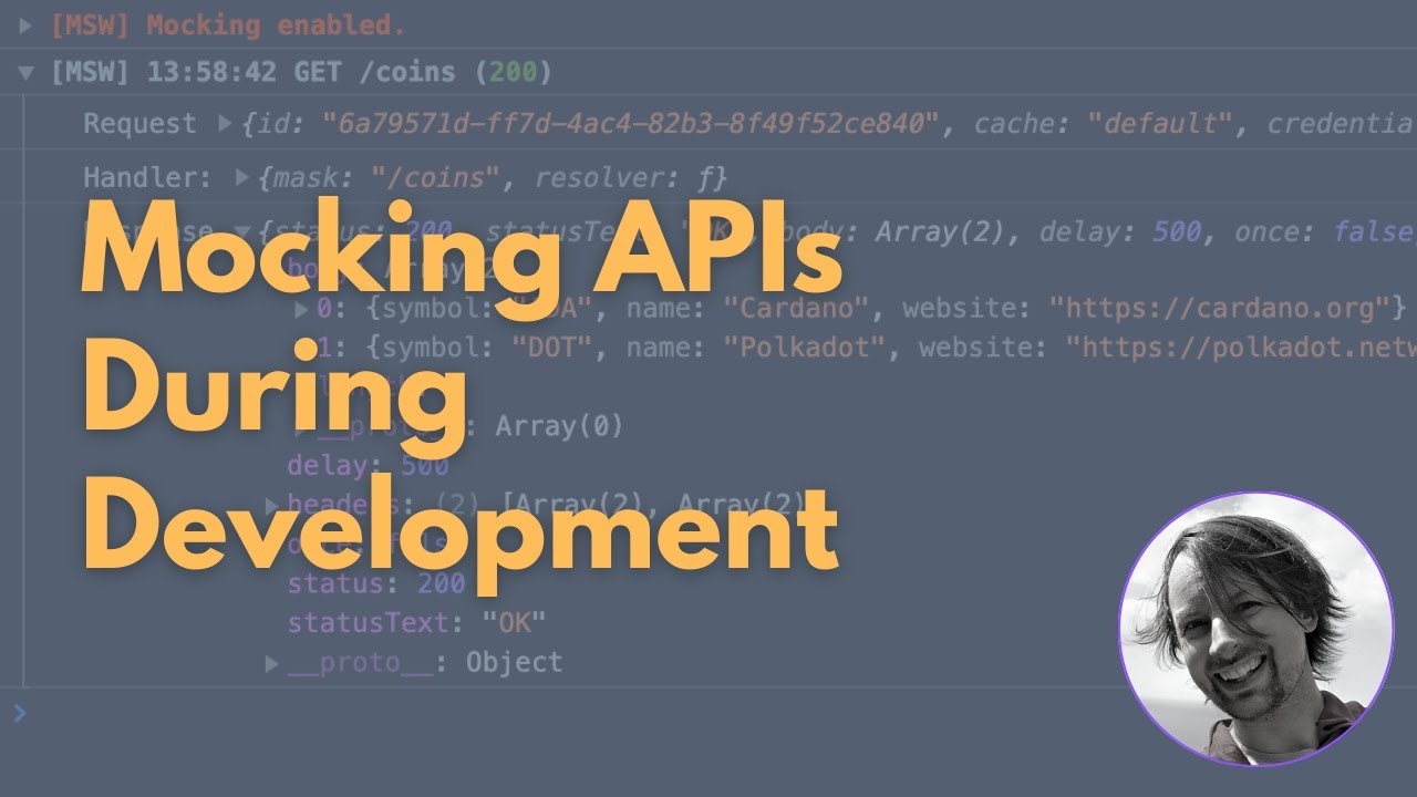 Mocking APIs During Development in React