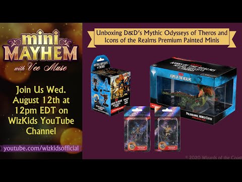 Mini Mayhem with Vee Mus'e: Unboxing D&D's Mythic Odysseys of Theros and More!