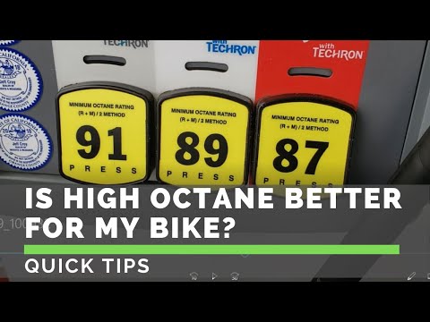 Is High Octane Fuel Better for My Motorcycle? - Quick Tip