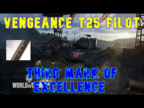 Vengeance T25 Pilot Third Mark of Excellence ll World of Tanks Console Modern Armour - Wot Console