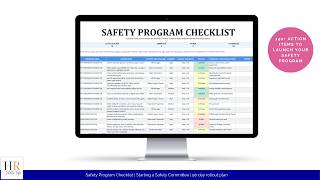 Safety Plan Template | Safety Program Checklist, Safety Committee & 90-Day Rollout