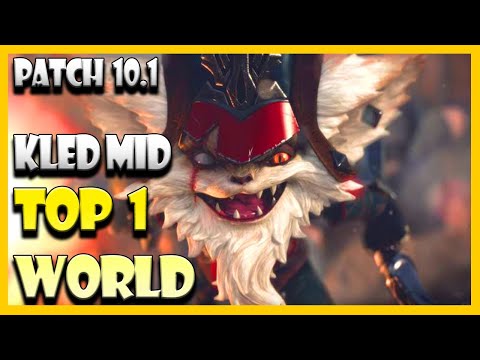 TOP 1 WORLD *KLED MID VS YASUO* SEASON 10 HOW TO PLAY KLED MID  - LEAGUE OF LEGENDS  -