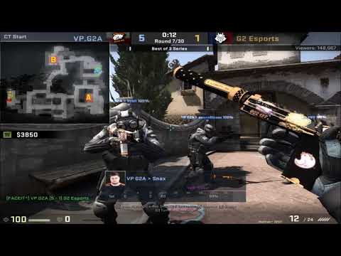 POV - Snax (Virtus.Pro)(22-13) vs G2 / inferno / Epicenter 2017 / 1080p 60fps