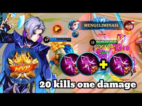 20 kills brutal damage aamon 🔥 best build aamon tersakit 2022 | gameplay aamon