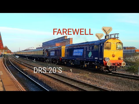 Farewell DRS 20's | 20305 & 20302 Erupt out of Wakefield Kirkgate heading for Crewe 18/1/20