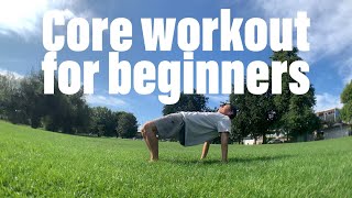 Core【Workout】for beginners 初心者の方向け体幹トレ【筋トレ】【ASMR】