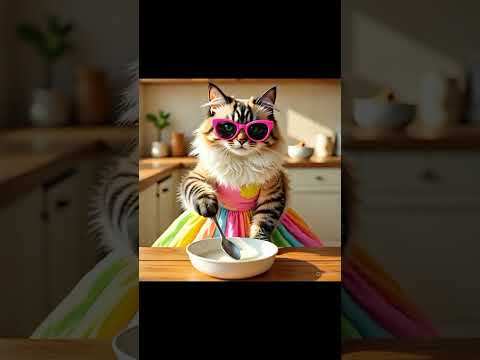 cat cooking vlog #shorts #youtubeshorts #cooking #viral #trending