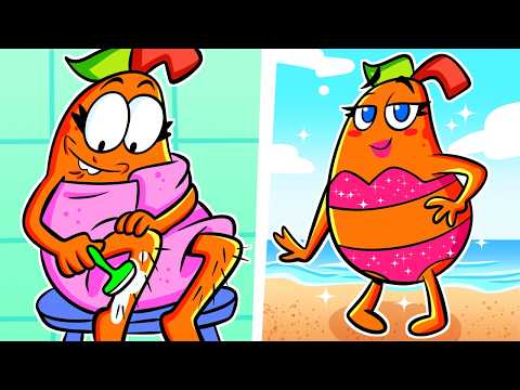 Girls in Public VS At Home! 😱😂 The Beauty Relatable Moments | Pear Vlogs