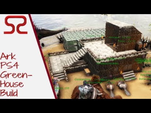 Ark PS4: Building a Greenhouse with Dungbeetle enclosure