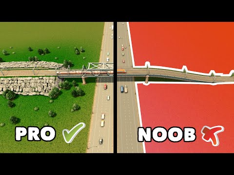 5 Tips to Make your Railways look SO much better in Cities: Skylines | No Mods