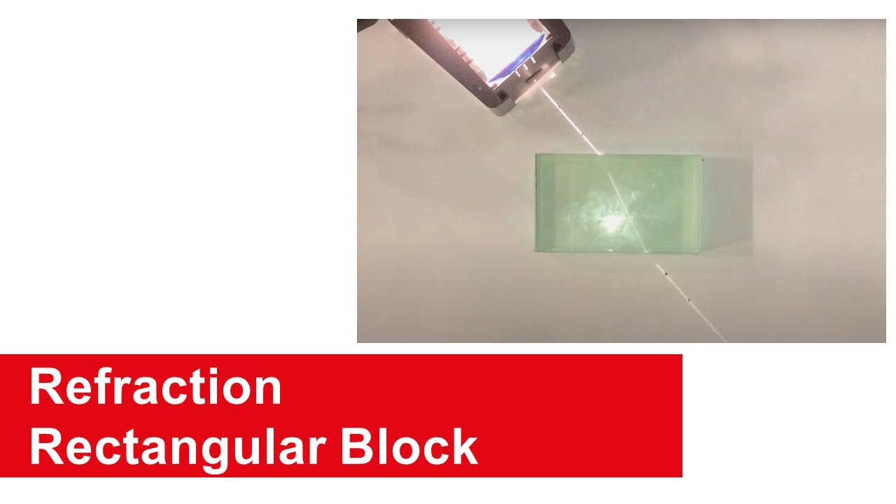 Ray Diagrams Refraction Rectangular
