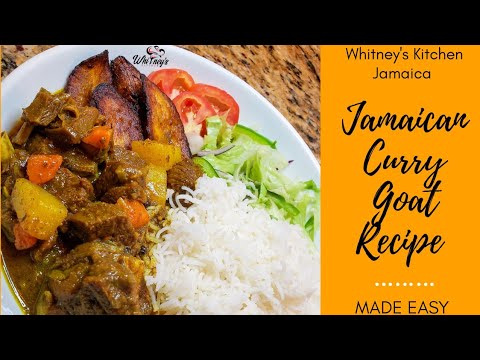 Curry Goat/Mutton with Irish Potatoes & Carrots Recipe || Whitney's Kitchen Jamaica