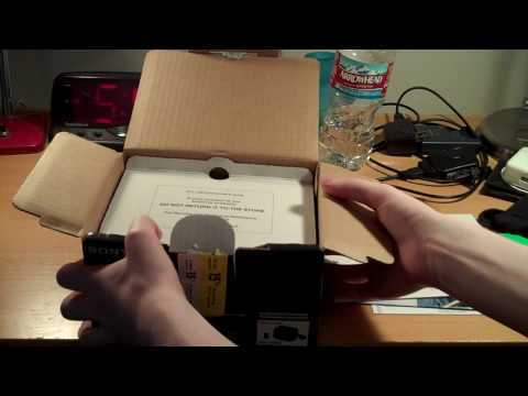 Sony Handycam DCR SR68 Unboxing