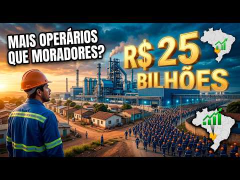 R$ 25 bilhões, 14 mil empregos, 8,7 mil moradores: a conta que explode em Inocência, MS