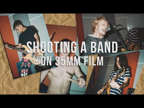 Shooting a band on 35mm film