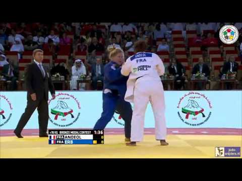 Judo 2015 Grand Slam Abu Dhabi: Andiol (FRA) - Erb (GER) [+78kg] bronze