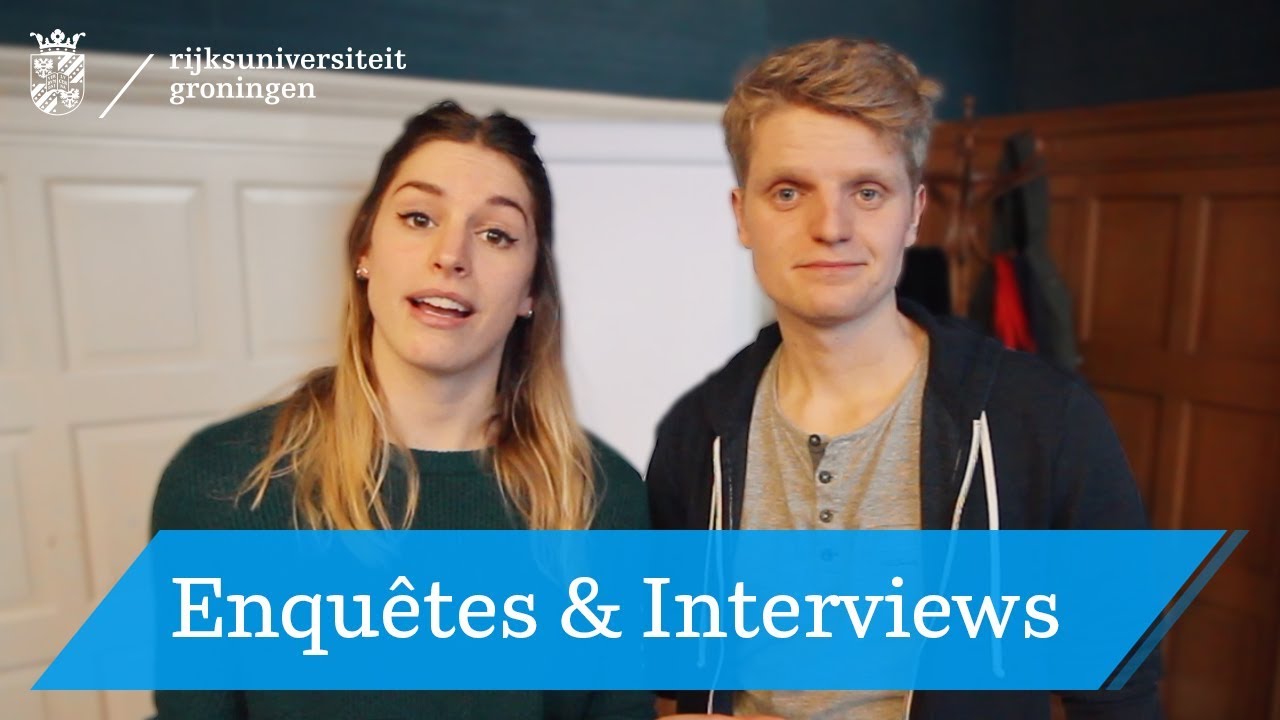 David en Anike vertellen je alles over enquêtes en interviews