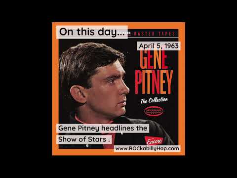 April 5, 1963 - Gene Pitney