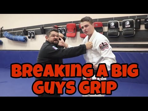 Breaking a 235 Pound Mans Gi Grip