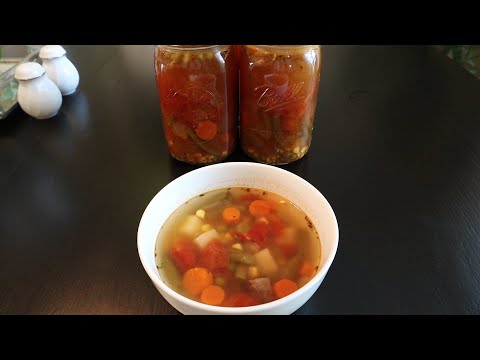 Canning Homemade Vegetable Beef Soup ~ Mix Your Own...