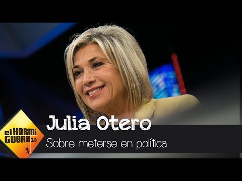 Julia Otero confiesa en 'El Hormiguero' si se metería en política - El Hormiguero 3.0