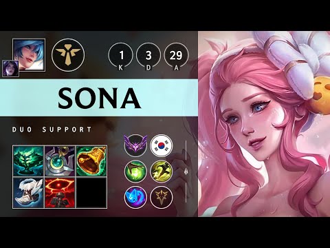 Sona Support vs Nautilus - KR Master Patch 25.20