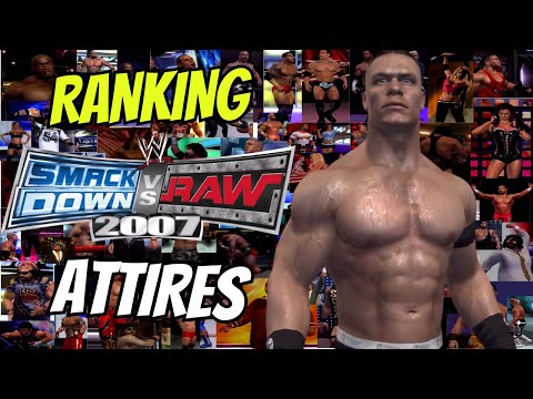 Ranking EVERY SMACKDOWN VS RAW 2007 ATTIRE!!