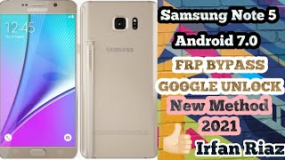Samsung Note5 frp bypass 7.0 Google account unlock with pc