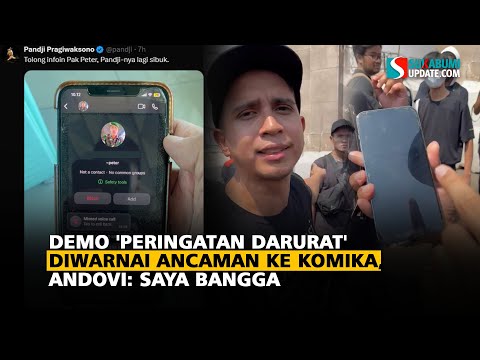 Demo 'Peringatan Darurat' Diwarnai Ancaman ke Komika, Andovi: Saya Bangga