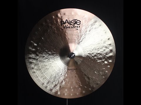 Paiste 22" Masters Dark Ride - 2600g (video demo) image 2