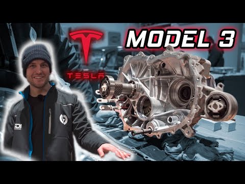 TESLA MODEL 3 MOTOR QUICK TEARDOWN | GETRIEBE FEHLT?! | ESDI EV