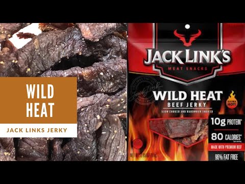 Spicy Hot Beef Jerky - Jack Links Wild Heat Beef Jerky
