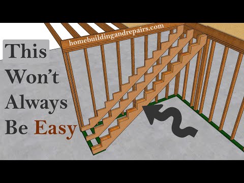 How To Add Structural Support To Unstable Stairways - Home Repairs And New Building Ideas